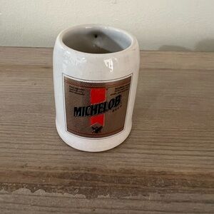 Michelob tiny shot glass size mug. Excellent condition.